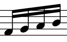 sixteenth note